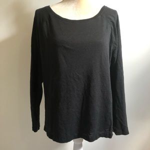 Banana Republic semi-sheer long sleeve top